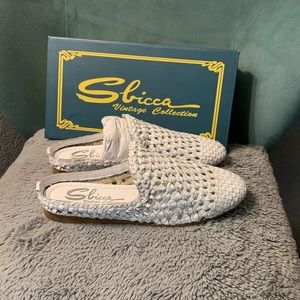 Sbicca Perforated Lota Leather Mule